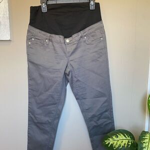 Hybrid & Co Maternity Gray Skinny Jeans